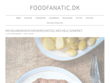 Tablet Screenshot of foodfanatic.dk